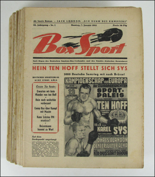 Box-Sport 1952 : Jg.: Nr.1-52 komplett