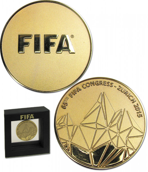 FIFA Congress 2015 Zürich. Participation medal