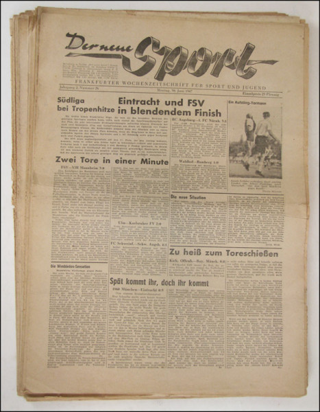 Der neue Sport 1947/48 : Jg. Nr.1-52 komplett