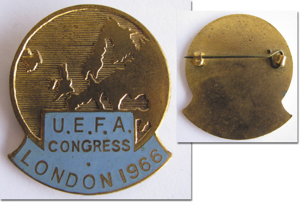 Participation Pin UEFA Congress 1966 London