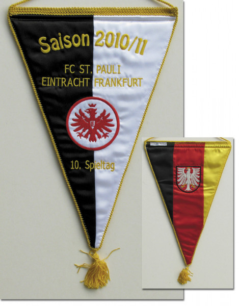 Football Match Pennant. Eintracht Frankfurt