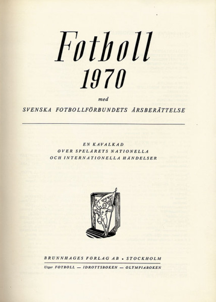 Fotboll 1970.