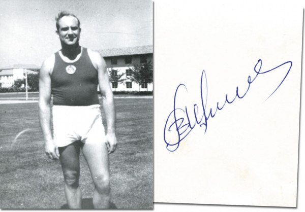 Zybulenko, Wiktor (Tsybulenko): Olympic Games 1956 Autograph Athletics USSR