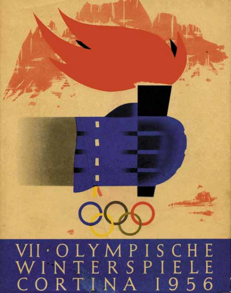 Olympia 1956. Winterspiele Cortina.