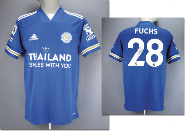 Christian Fuchs, am 16.12.2020 gegen FC Everton, Leicester City - Trikot 2020/21