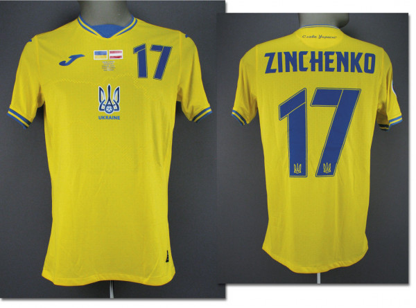 Oleksandr Zinchenko, 21.06.2021 gegen Österreich, Ukraine - Trikot 2021