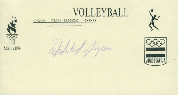 Brdovic, Dejan: (1966-2015) original Signatur Dejan Brdovic
