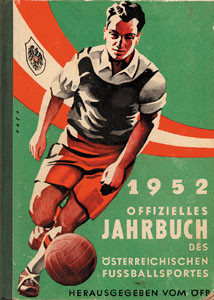 Offizielles Jahrbuch 1951/1952 des Österreichischen Fussball-Bundes.