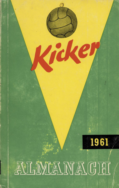 German Football Yearbook 1961 from Kicker.