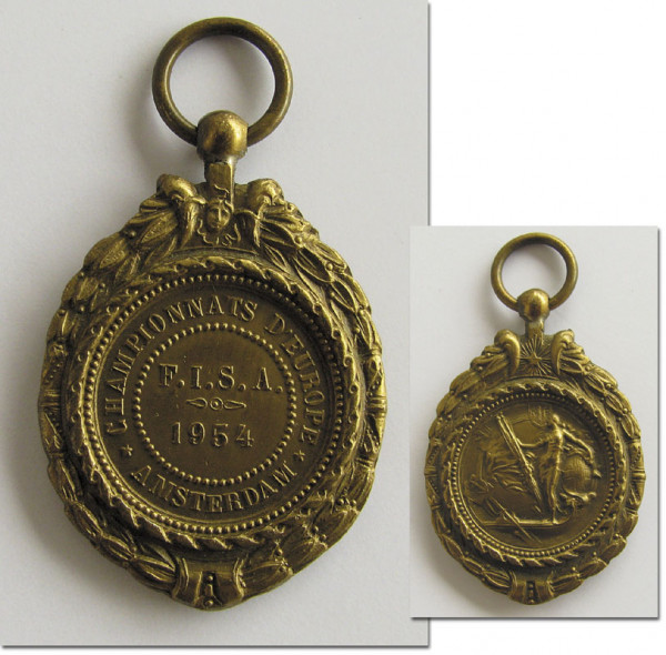 Winner medal European Rowing Championships 1954