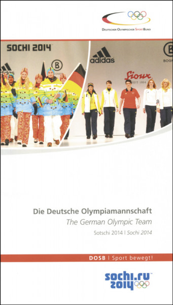 Die deutsche Olympia-Mannschaft. Sotschi 2014