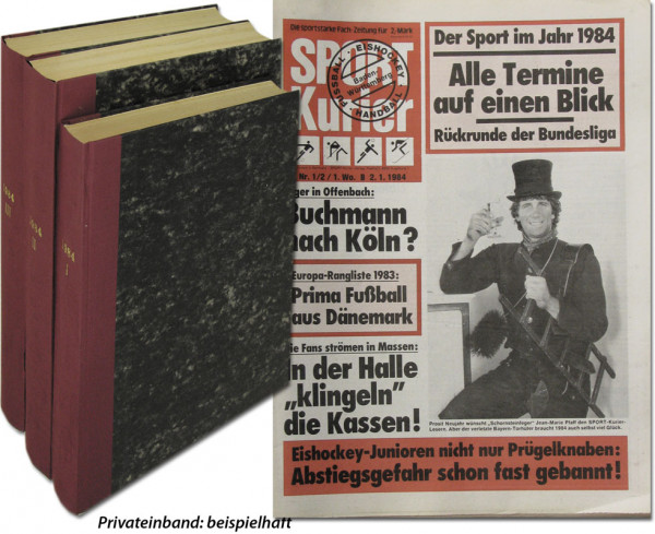Sport Kurier 1984 C : Jg.: Nr.1/2-104/105 unkomplett