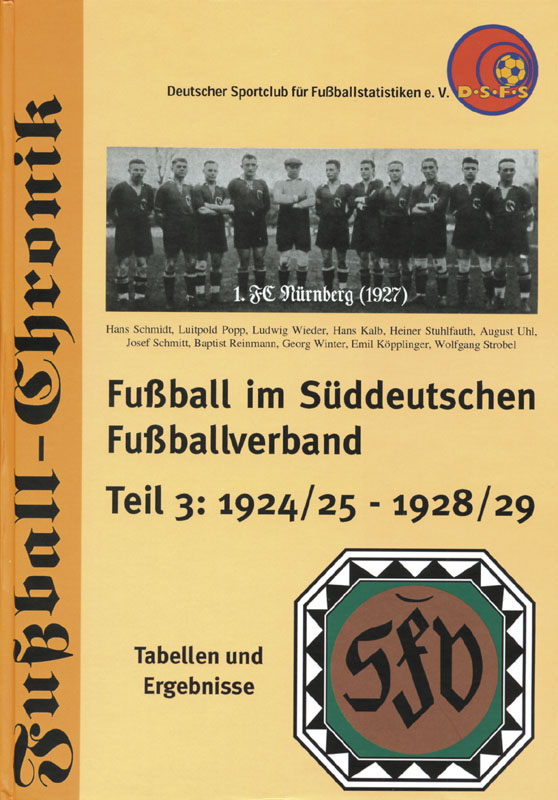 Süddeutscher Fußballverband 19241929 AGON SportsWorld