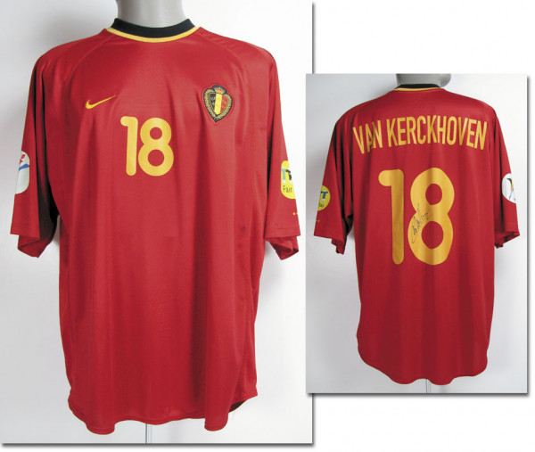 Nico Van Kerckhoven, EM 2000, Belgien - Trikot 2000 EM