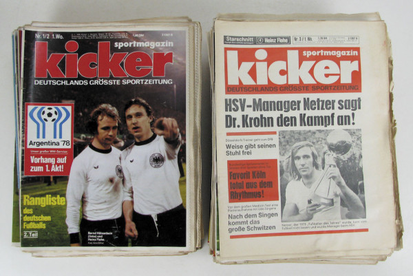 Kicker 1978 MonDon : Jg.Nr.1/2-105 komplett