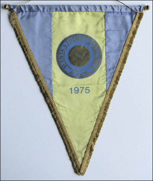 Football Match Pennant Sweden 1975