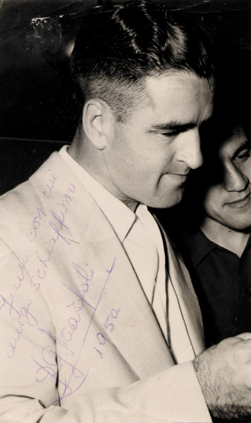 Maspoli,Roque: World Cup 1950. pressfoto with Autograph Maspoli