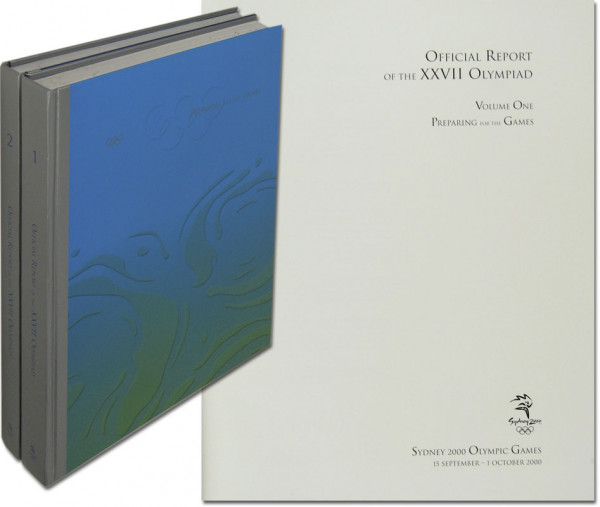 Official Report Of XXVII Olympiad. Sydney 2000. 2 von 3 Bänden.