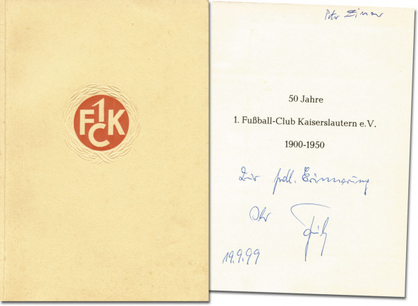 50 Jahre 1.Fußball-Club Kaiserslautern e.V. Festschrift.