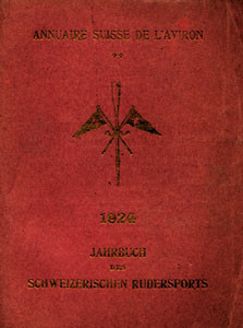 Jahrbuch des Schweizerischen Rudersports 1924. XIX.Jahrgang.