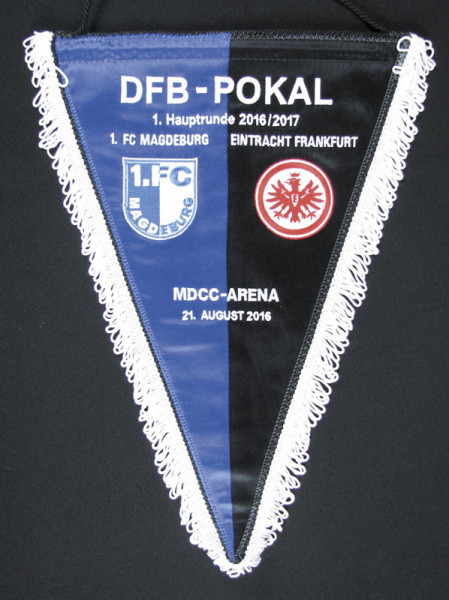 1.FC Magdeburg Football match Pennant 2016