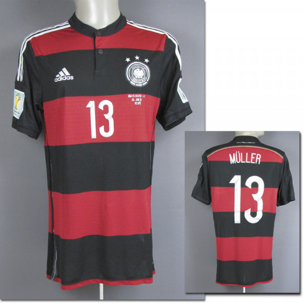 Thomas Müller am 26.06.2014 gegen die USA, DFB - Trikot 2014 WM