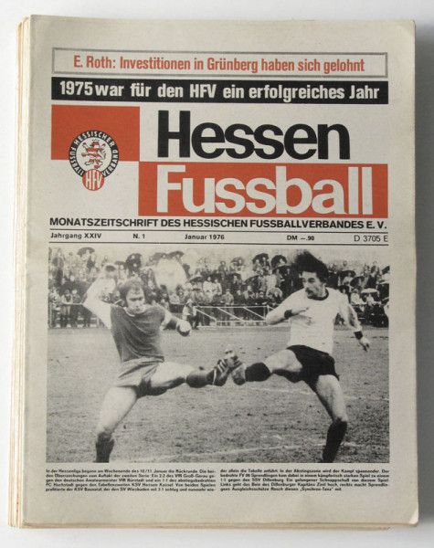 Hessen Fußball 1976 : Nr.1-12 komplett