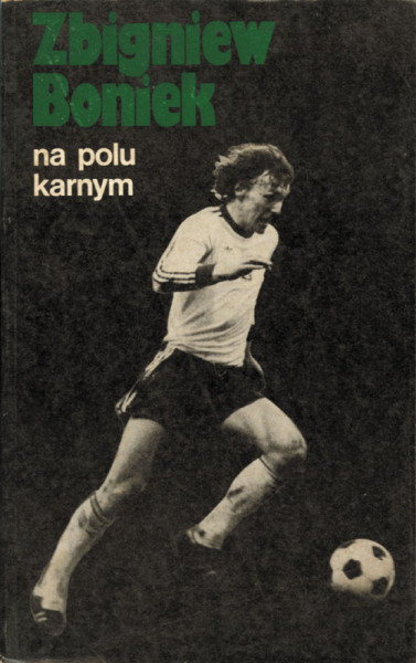 Zbigniew Boniek in penalty area.