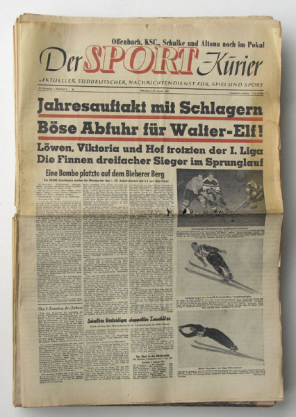 Sport Kurier 1955 S Südd. Ausgabe: Jg.10 komplett Nr.1 - 104