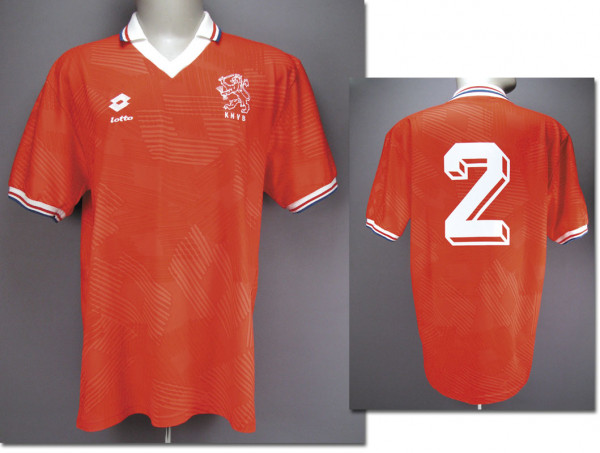 match worn football shirt Netherlands 1992