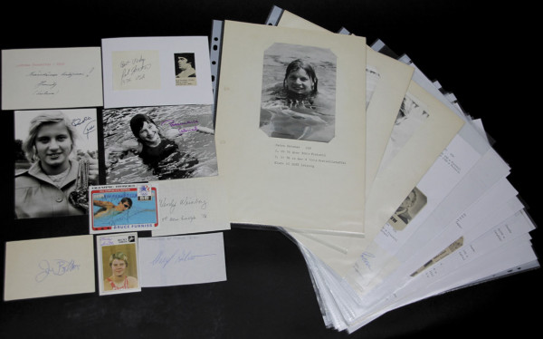 Schwimmen OSS1976 49x: Olympic Games 1976 Autograph swimming 49x