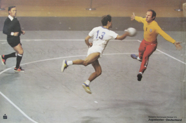Werbeplakat "Handball", Plakat OSS1976