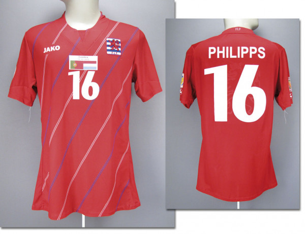 Chris Philipps am 15.10.2013 gegen Portugal, Luxemburg - Trikot 2013 WM Quali