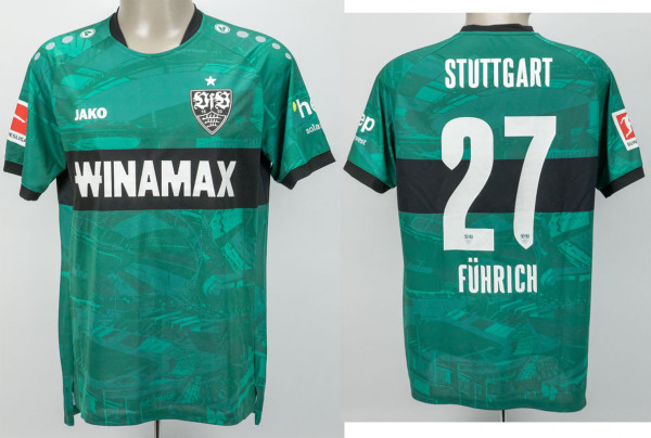 Chris Führich am 25.08.2024 gegen RB Leipzig, Stuttgart, VfB - Trikot 2023/2024