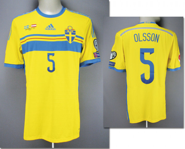 UEFA EURO 2016 match worn football shirt Sweden