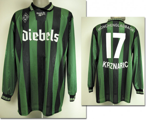 match worn football shirt Moenchengladbach 1995