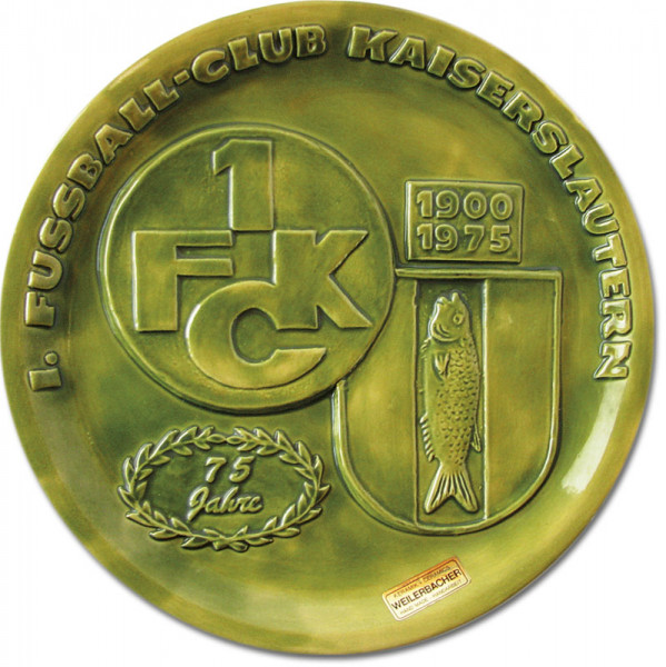 1.Fussball-Club Kaiserslautern - 75 Jahre, Kaiserslautern - Teller