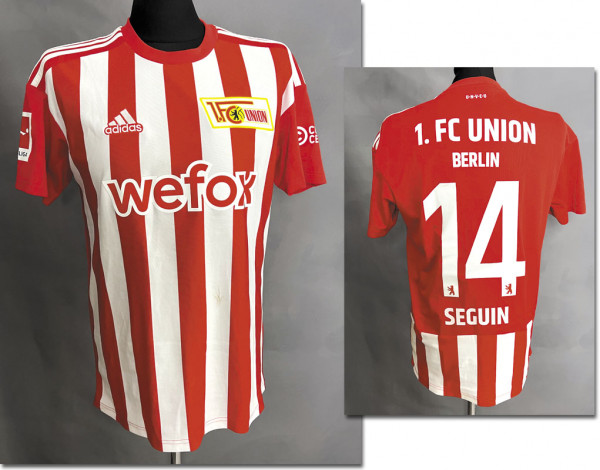 match worn football shirt Union Berlin 2022/2023