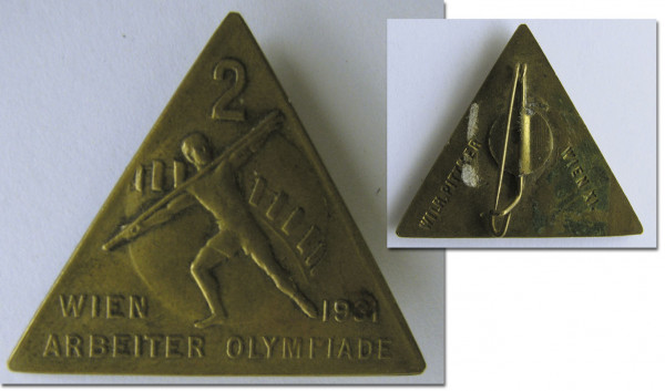 Teilnehmerabzeichen 1931. Arbeiter-Olympiade, Arbeiter-Olympiade 1931