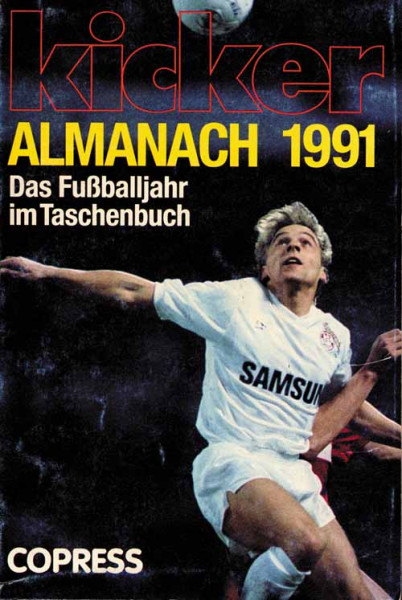 German Football Yearbook 1991 from Kicker.
