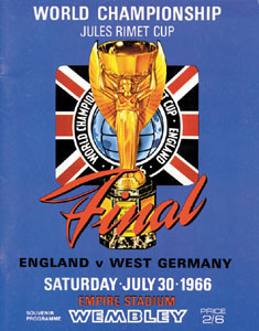 Retro reprint: Programme WC Final England vs Germany, 1966