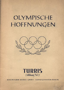 Olympic Games 1952. Collector cards album from Tu
