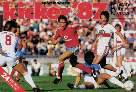 Kicker. Deutscher Fußball-Kalender 1987