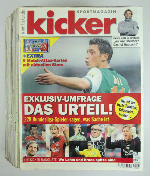 Kicker 2010 Mon. : Jg.: Nr.2-104/5 komplett