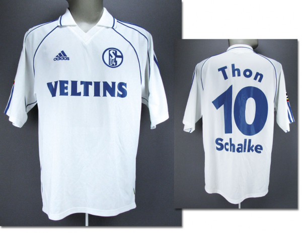match worn football shirt Schalke 04 2000/2001