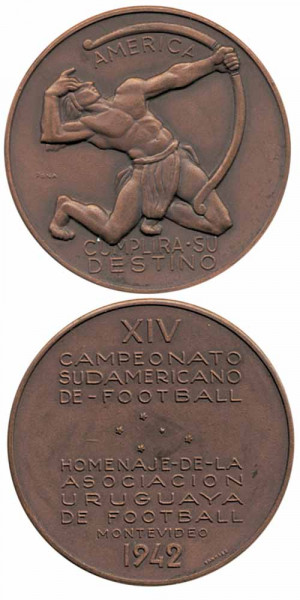 Campeonato Sudamericao Extra 1942, Teilnehmermedaille 1942