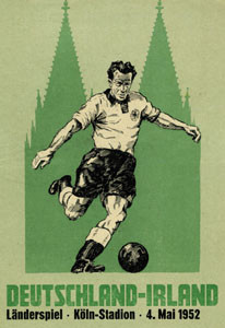Retro reprint: Programme Germany vs Ireland 1952