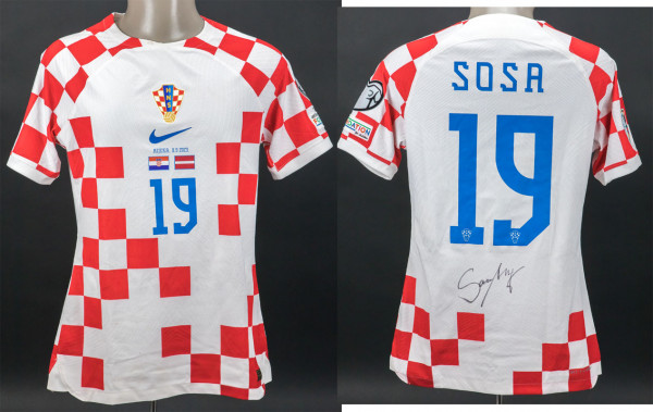 UEFA Euro 2024 match worn football shirt Croatia