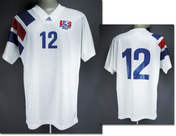 match worn football shirt USA 1993
