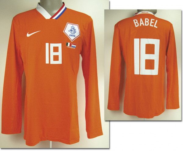 match worn football shirt Netherlands 2009